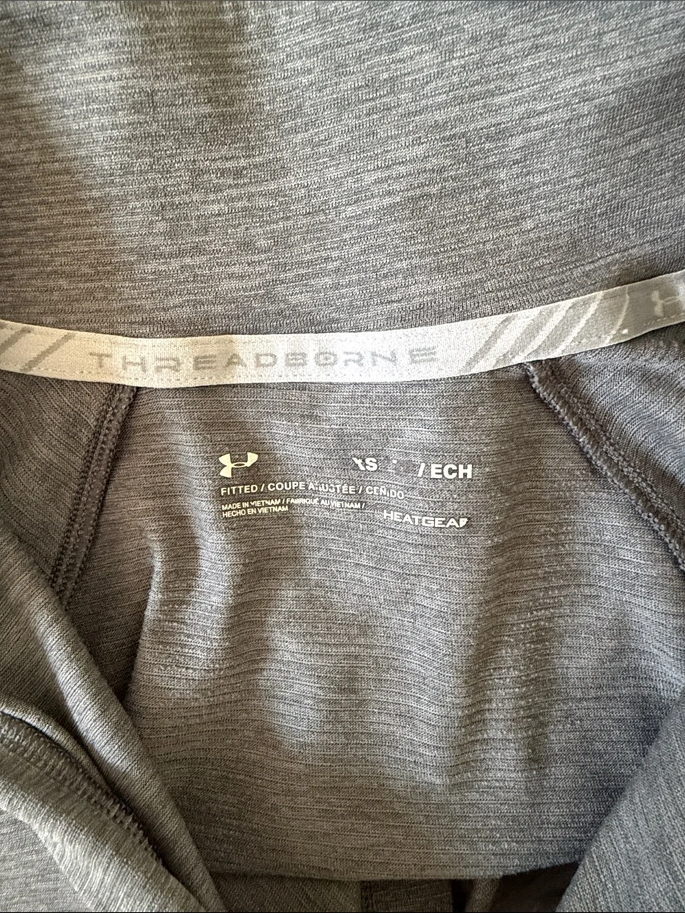 UNDER ARMOUR Gray Half-Zip Performance Pullover